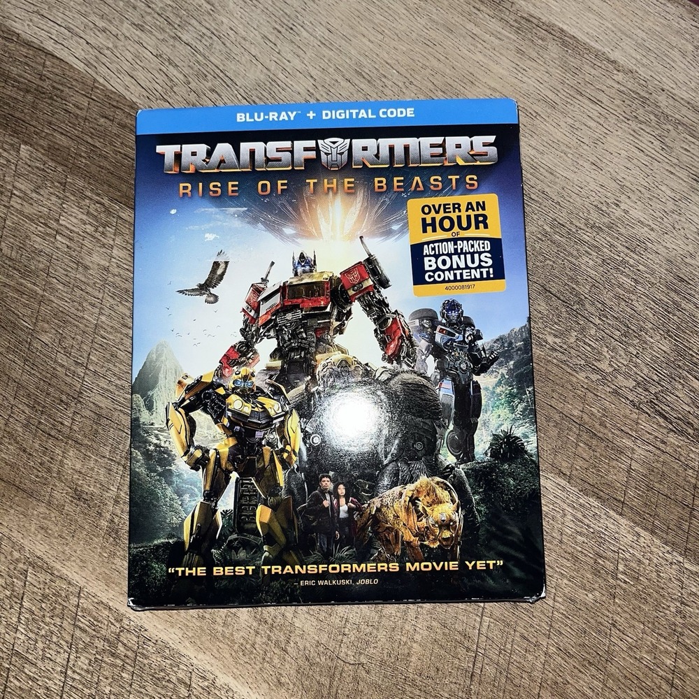 Transformers: Rise of‎ the Beasts Blu-ray DVD 2023 sealed + digital code